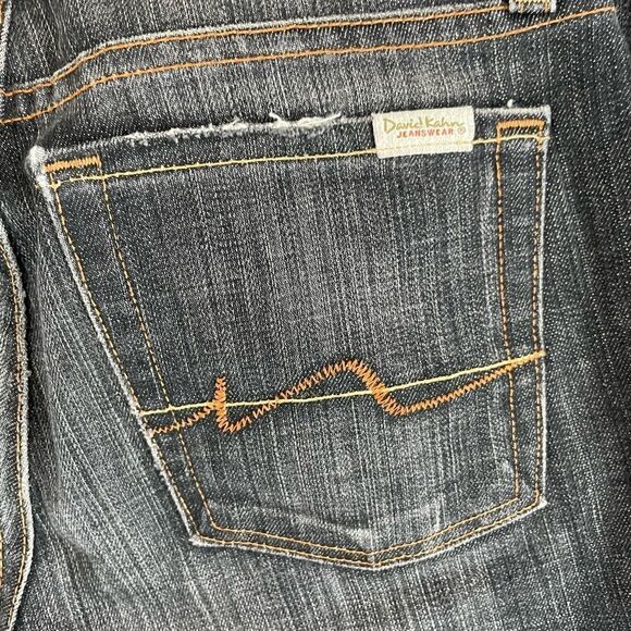 DAVID  Kahn Jeanwear straight cuffed jeans, size 2. - Picture 4 of 9